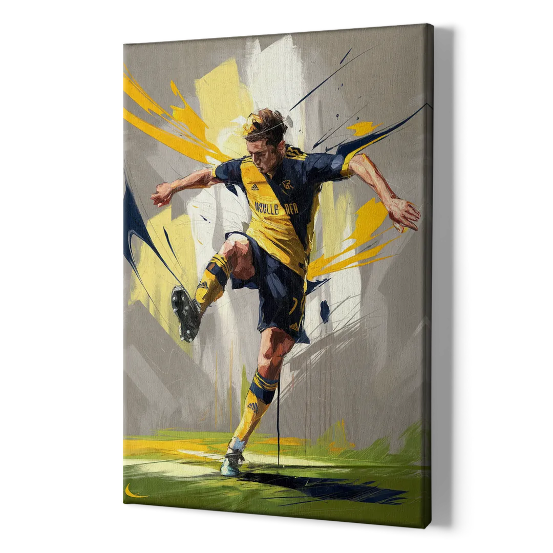 Nashville FC Soccer Spirit - Canvas Print Art Sides