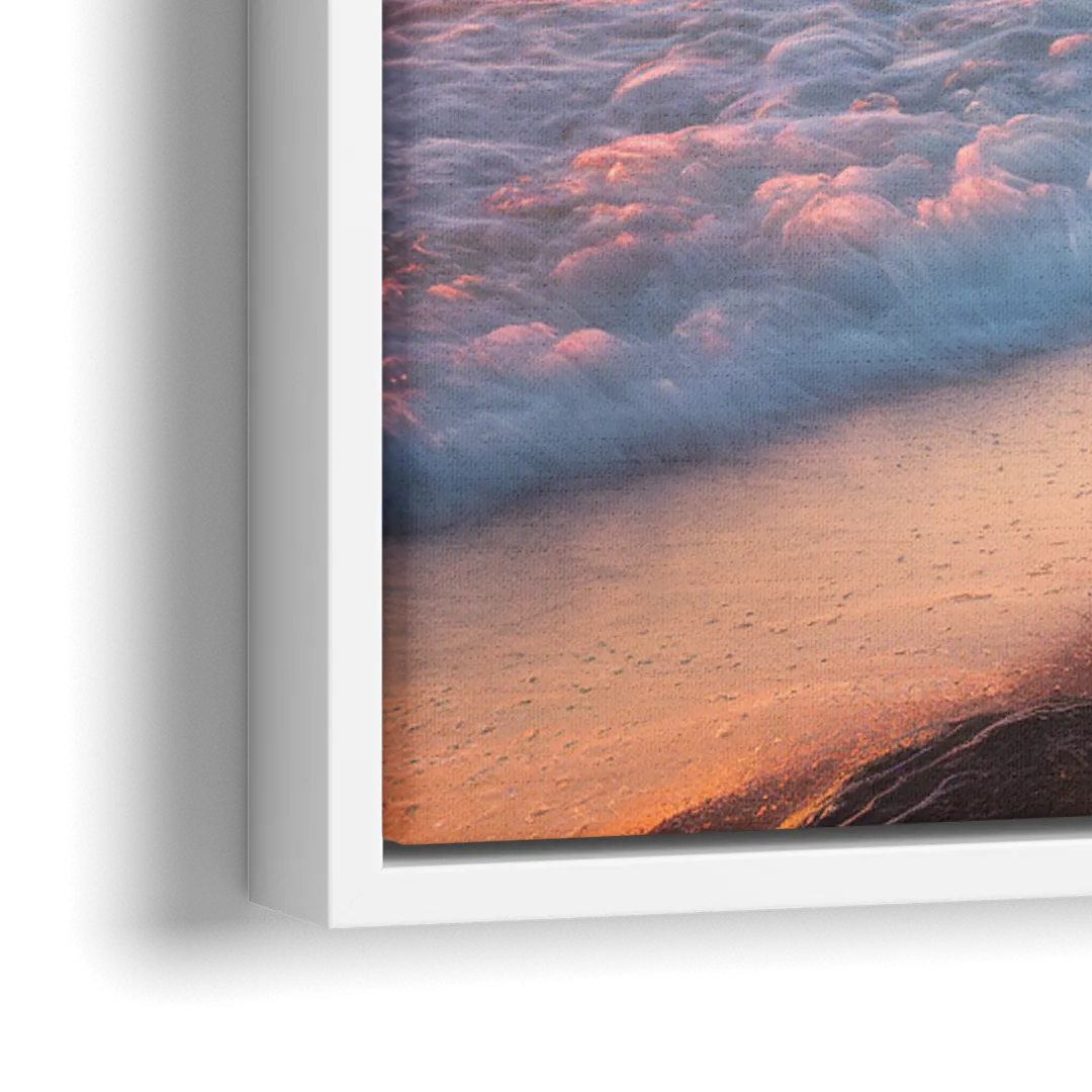 San Diego Pacific Beach Vibes - Close-Up White Frame Canvas