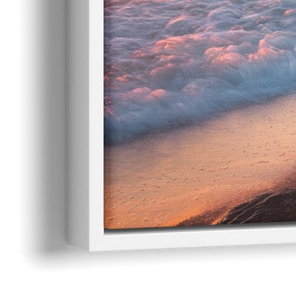 San Diego Pacific Beach Vibes - Close-Up White Frame Canvas