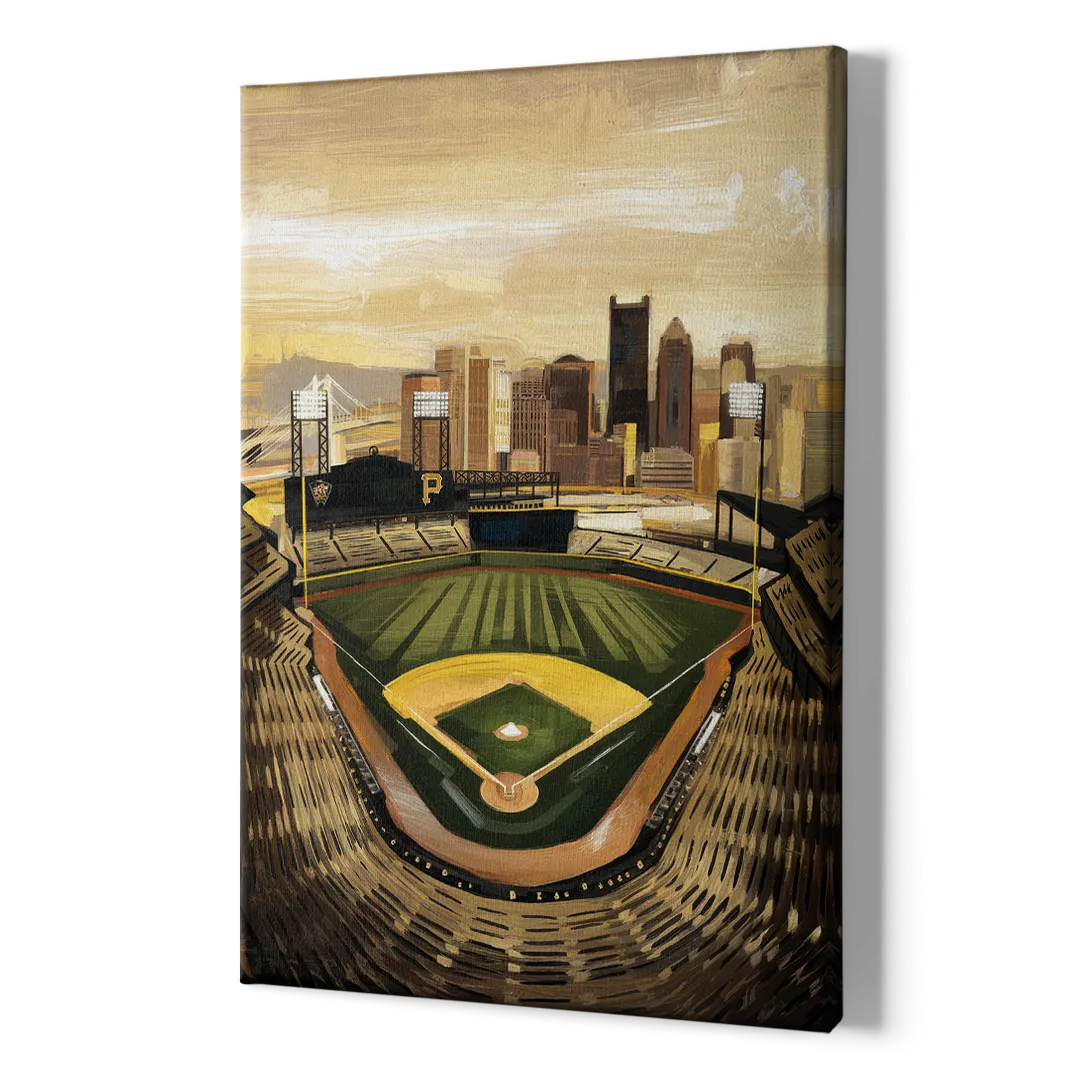 Pittsburgh Pirates Heritage - Canvas Print Art Sides