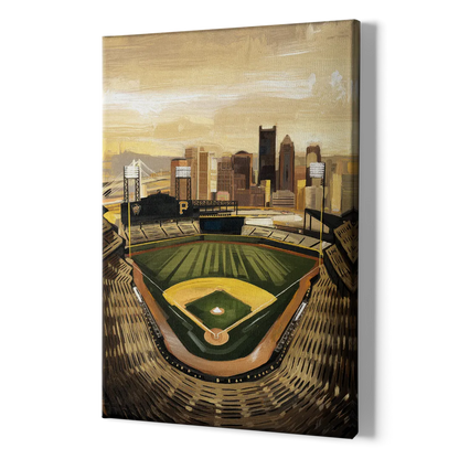 Pittsburgh Pirates Heritage - Canvas Print Art Sides