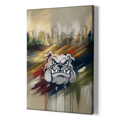 Spokane Gonzaga Pride - Canvas Print Art Sides