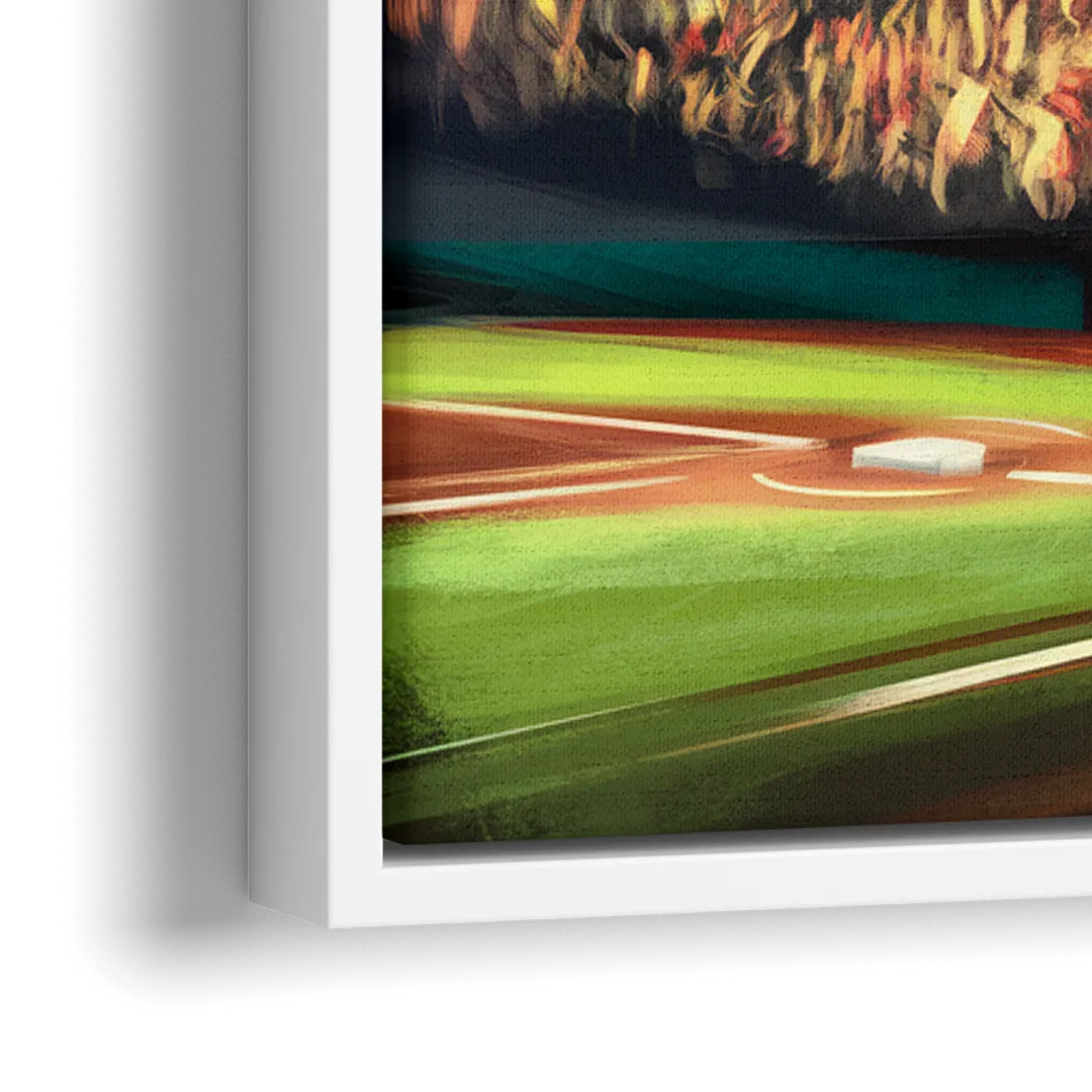 Tampa Bay Rays Game Day Energy - Close-Up White Frame Canvas