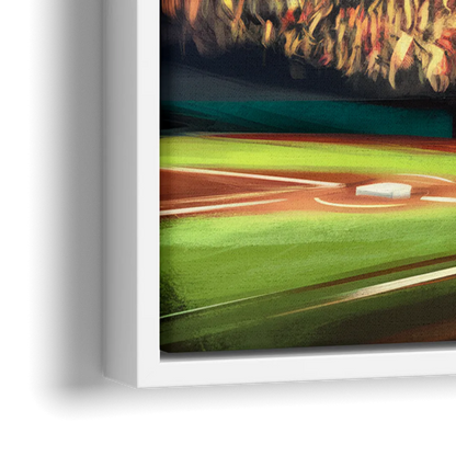 Tampa Bay Rays Game Day Energy - Close-Up White Frame Canvas