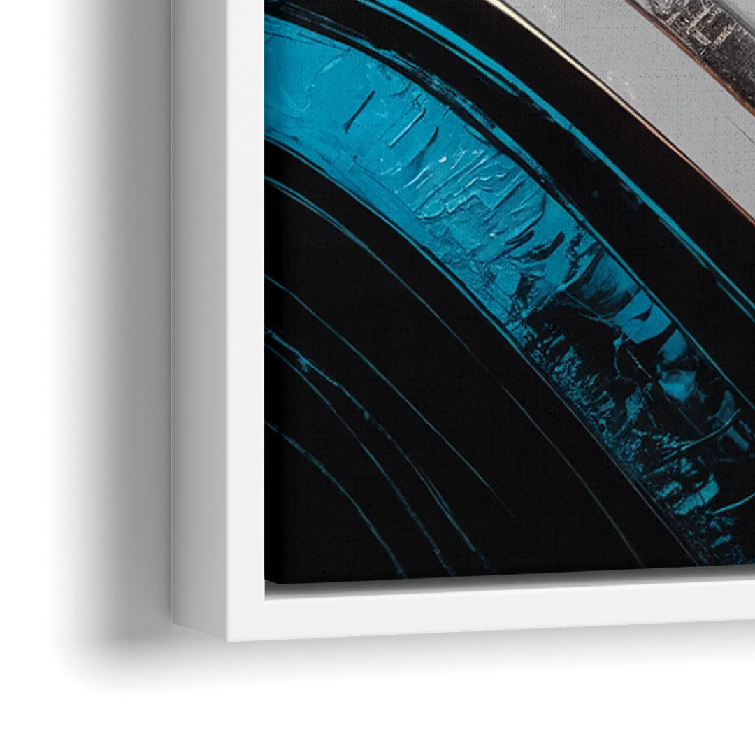 San Jose Earthquakes Spirit - Close-Up White Frame Canvas
