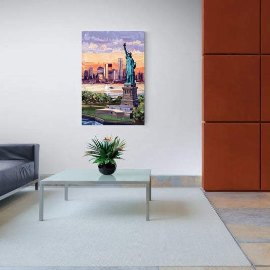 Jersey City Liberty State Park - Canvas Wall Art Living Room