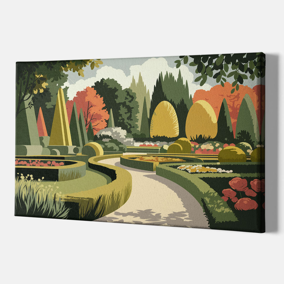 Des Moines Arboretum Views - Canvas Wall Art Indoor