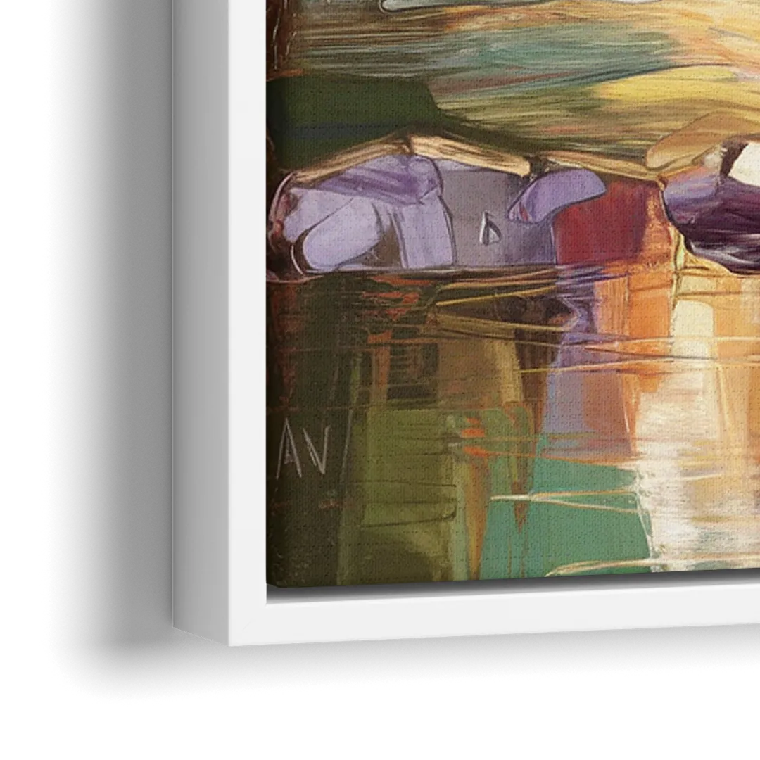 Greenville Historic Landmarks - Close-Up White Frame Canvas