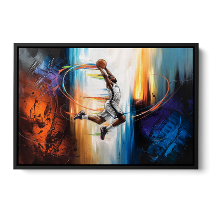 Fort Wayne Basketball Pride - Black Frame Canvas