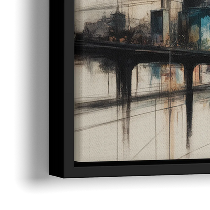 Montreal Museum of Fine Arts - Close-Up Black Frame Canvas