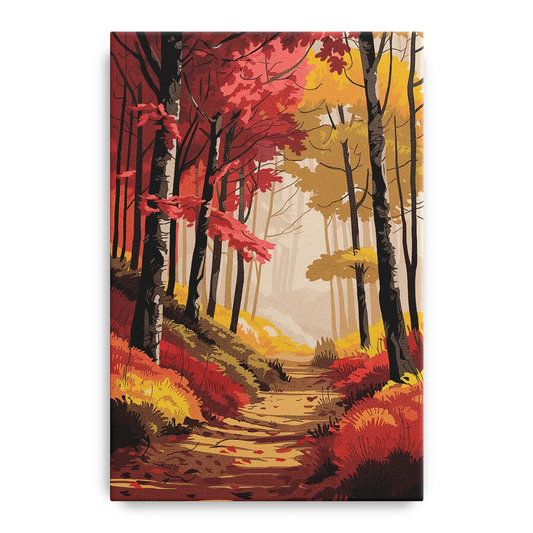 Rochester Autumn Foliage - Canvas Wall Art