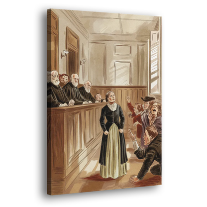 Salem Witch Trials Tribute - Canvas Print Art Sides