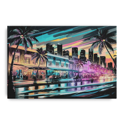 Miami Street Art Culture - Canvas Wall Art