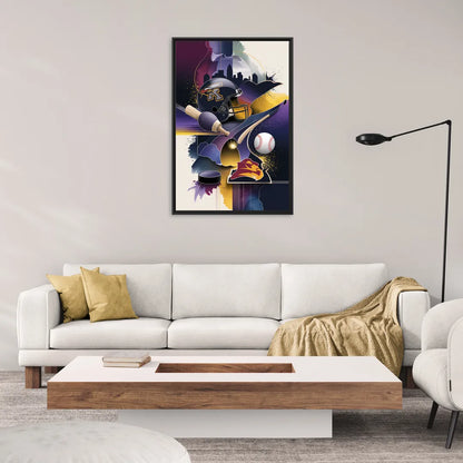 Minneapolis Sports Team Pride - Living Room Black Frame Canvas