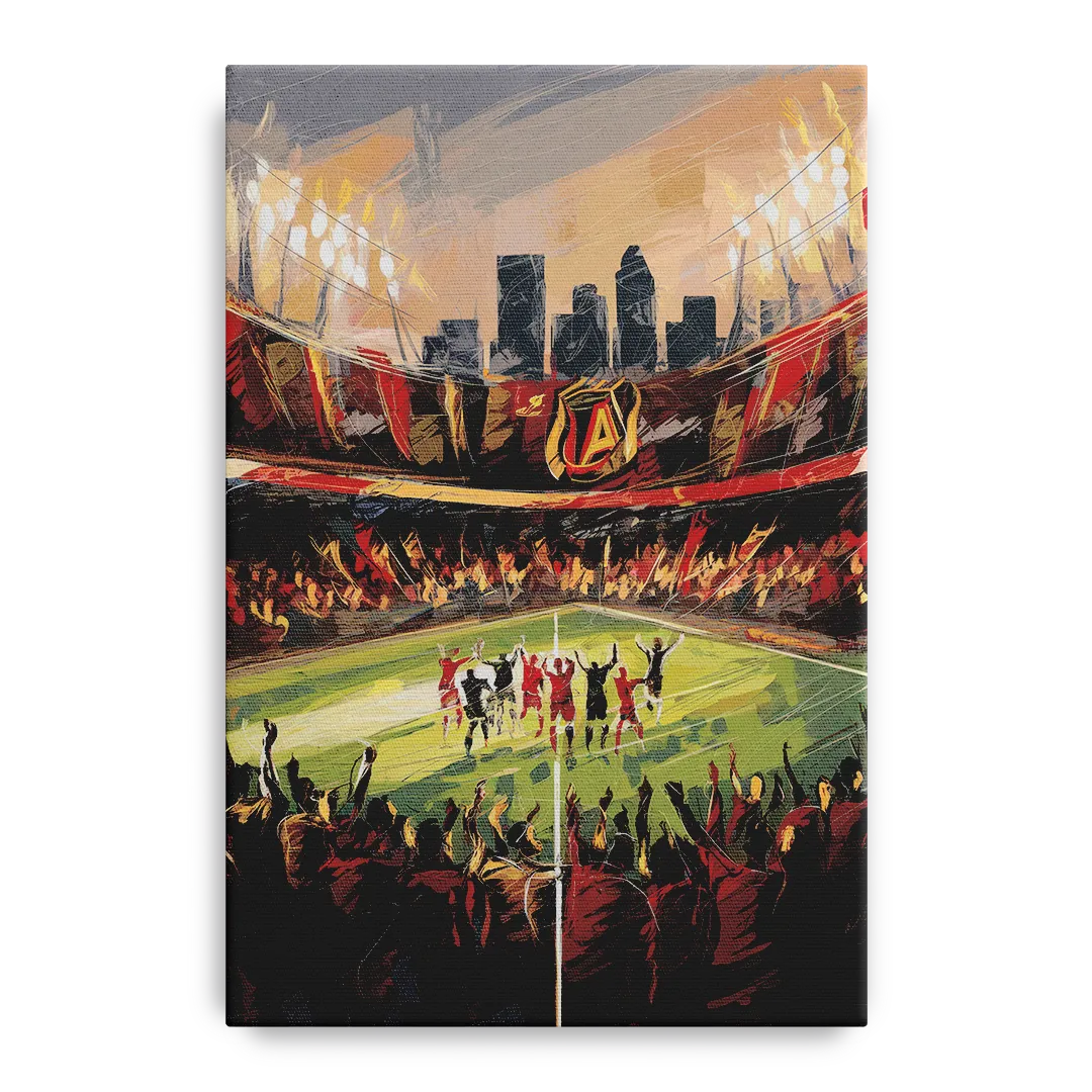 Atlanta United Team Celebration - Canvas Wall Art