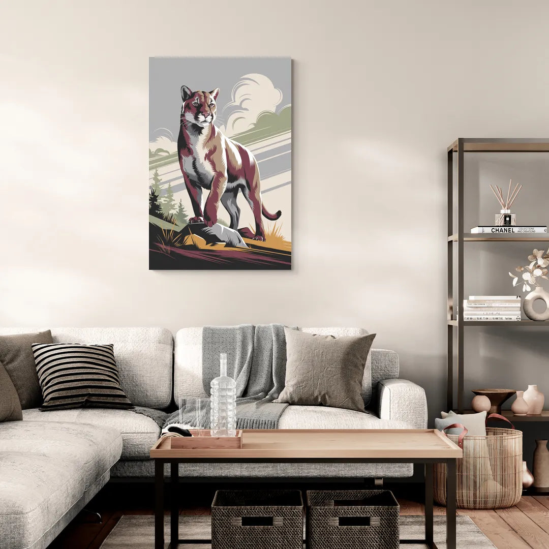 Washington State Cougars Pride - Canvas Wall Art Living Room