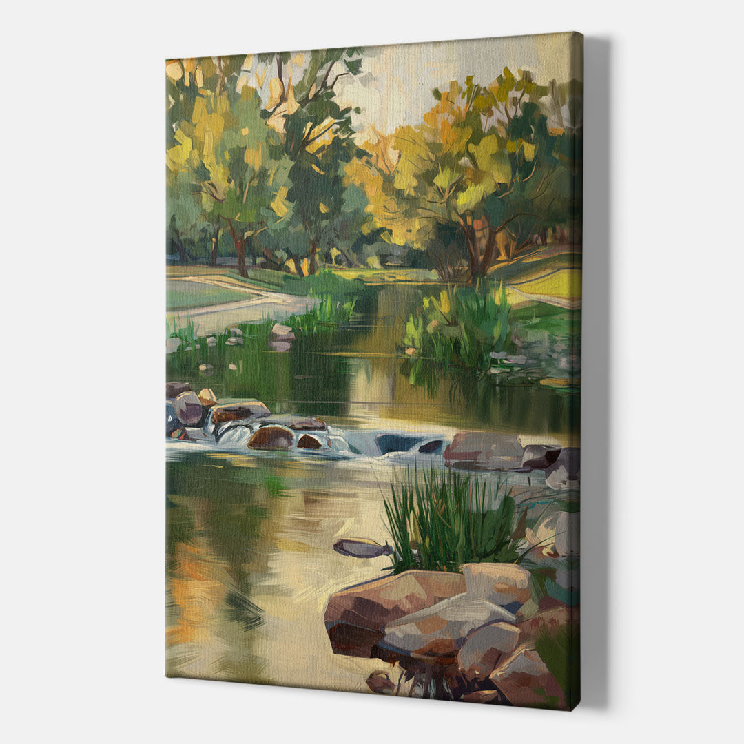 Austin Greenbelt Escape - Canvas Wall Art Indoor