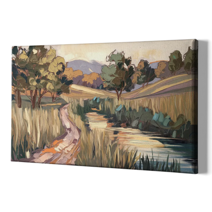 Plano Nature Trails - Canvas Print Art Sides