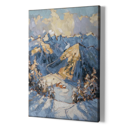 Park City Mountain Views - Canvas Print Art Sides