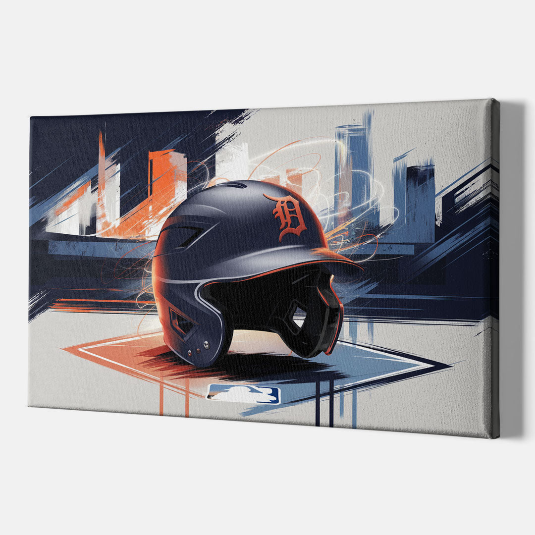 Detroit Tigers Baseball - Canvas Wall Art Indoor