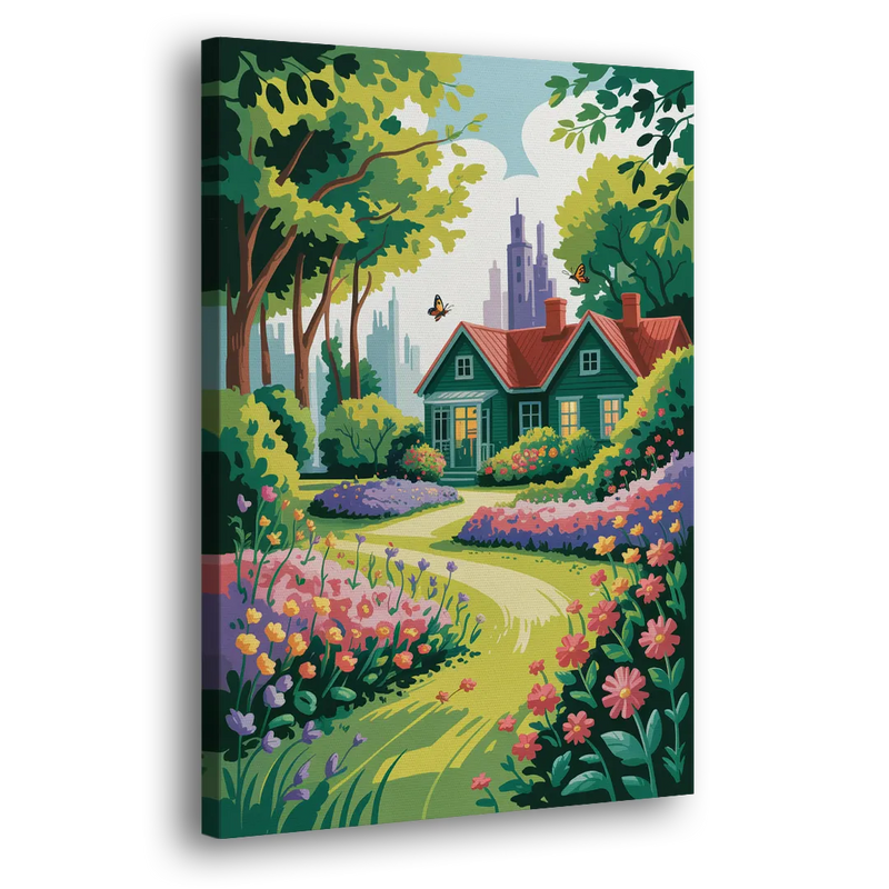 Green Gables Heritage - Canvas Print Art Sides