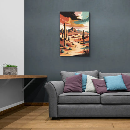Phoenix Scenic Desert Beauty - Canvas Wall Art Living Room
