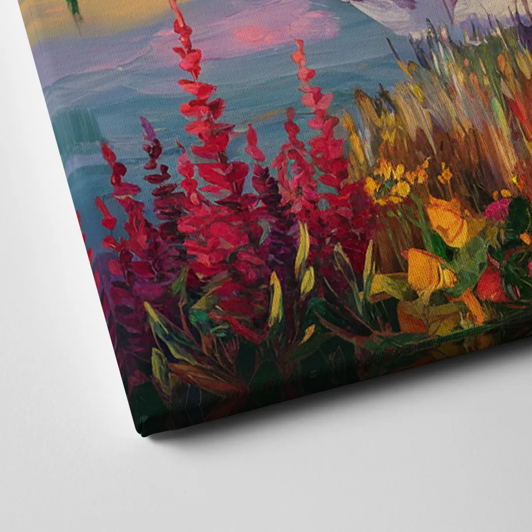 Tacoma Mount Rainier Reflection Canvas Close Up