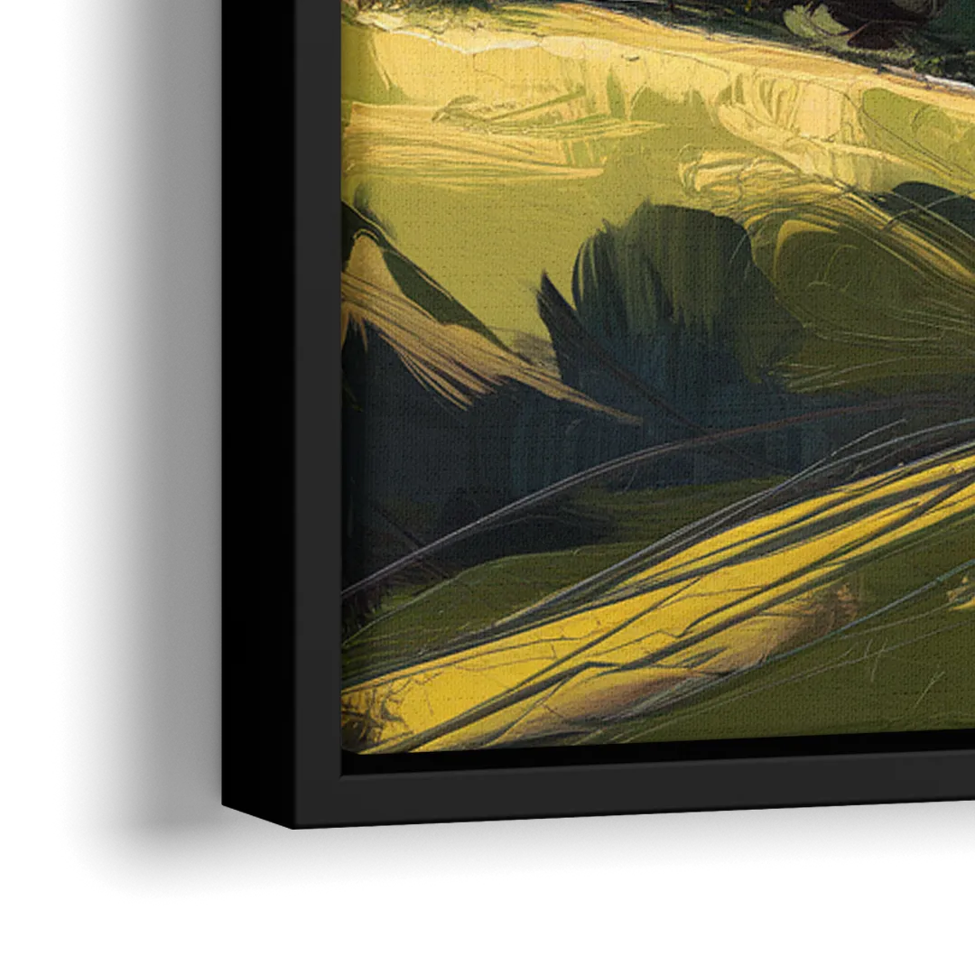Toledo University Spirit - Close-Up Black Frame Canvas