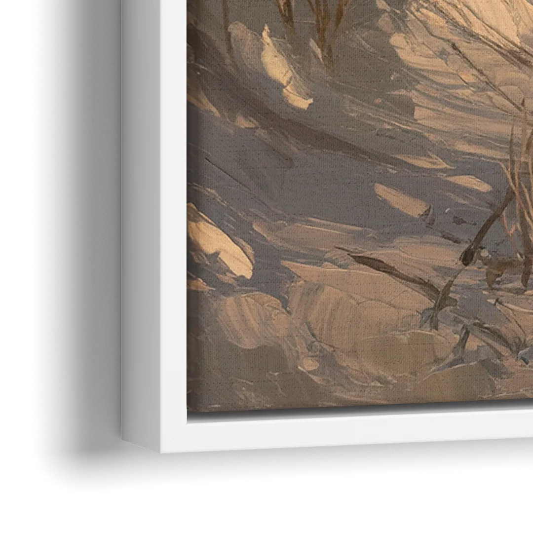 Bandon Pacific Coast - Close-Up White Frame Canvas