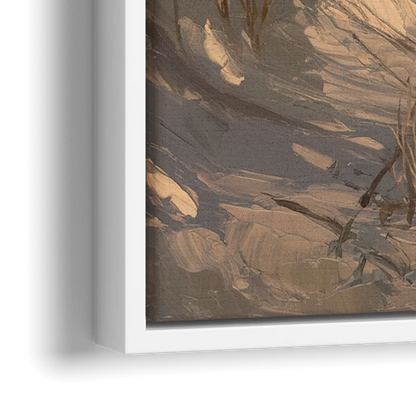 Bandon Pacific Coast - Close-Up White Frame Canvas