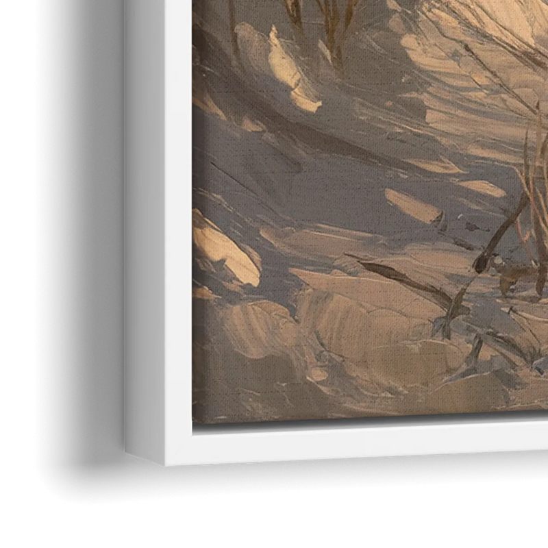 Bandon Pacific Coast - Close-Up White Frame Canvas