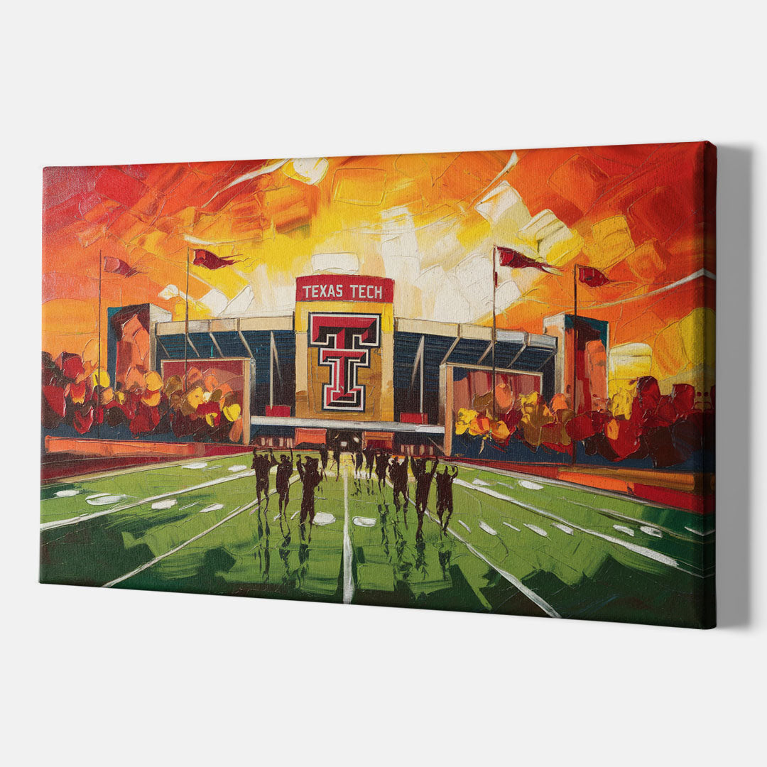Lubbock Classic Red Raiders - Canvas Wall Art Indoor