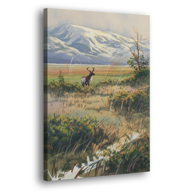 Frozen Tundra - Canvas Print Art Sides