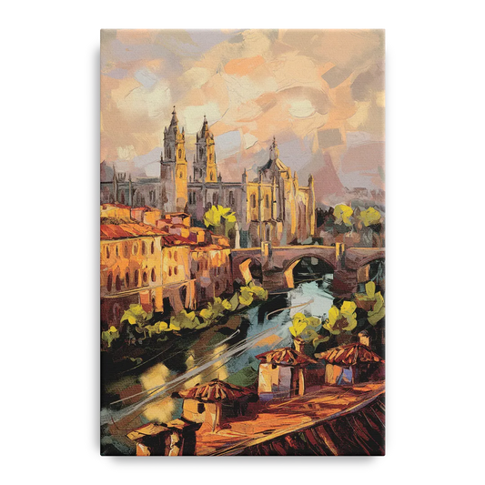 Toledo Historic Downtown - Canvas Wall Art