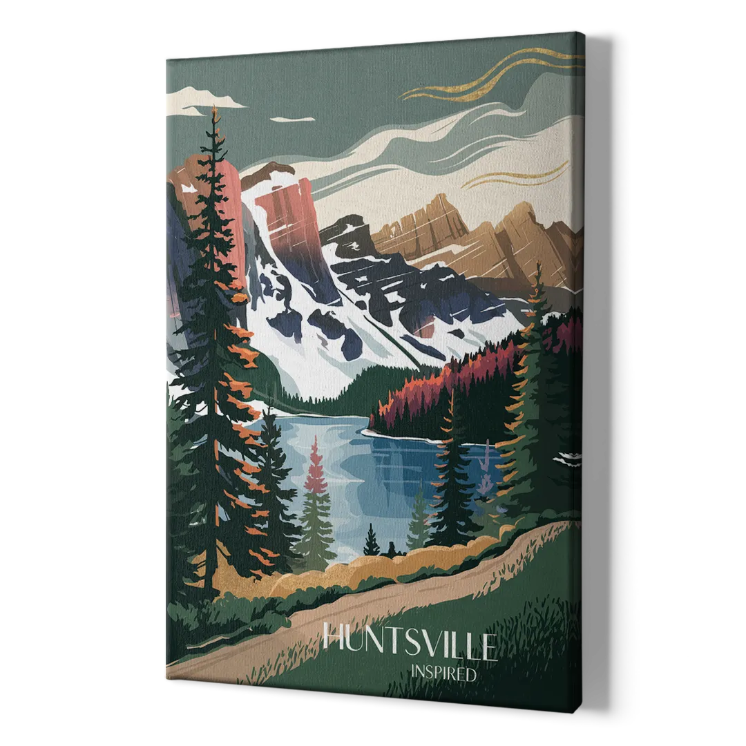 Huntsville Scenic Mountain View - Canvas Print Art Sides