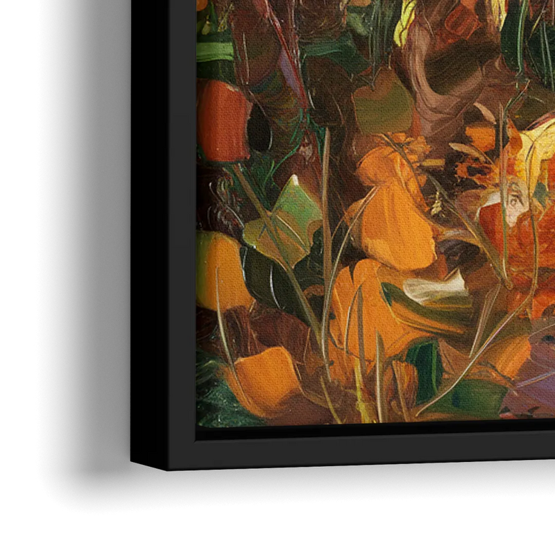 Irvine Nature Trails - Close-Up Black Frame Canvas