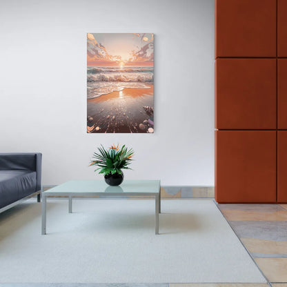 Dunedin Coastal Sunrise - Canvas Wall Art Living Room