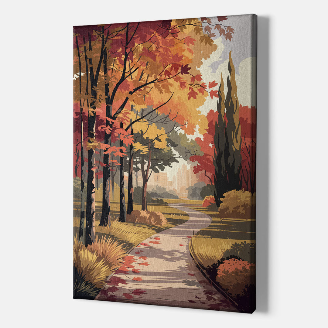 Arlington Autumn Colors - Canvas Wall Art Indoor