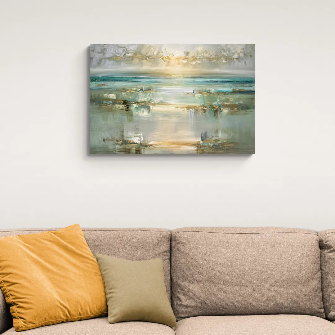 Irvine Coastal Serenity - Canvas Wall Art Living Room