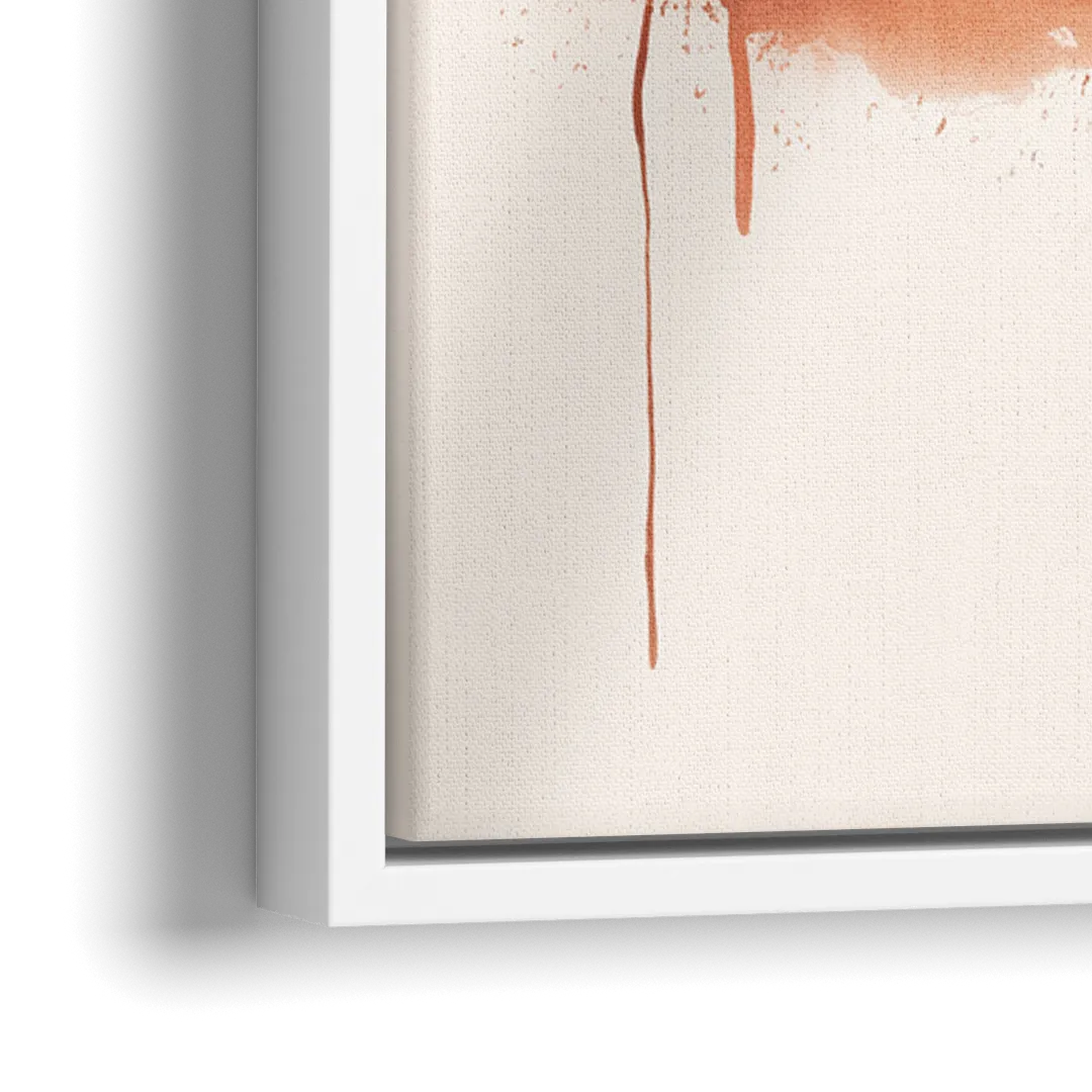 Chandler Skyline View - Close-Up White Frame Canvas