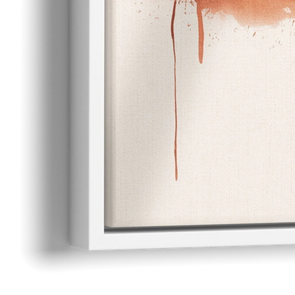 Chandler Skyline View - Close-Up White Frame Canvas