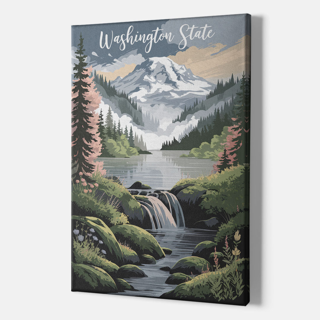 Washington State Nature Scenes - Canvas Wall Art Indoor