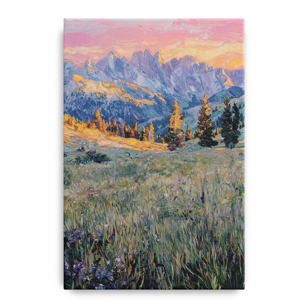 Bozeman Bridger Range - Canvas Wall Art