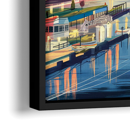 St. Louis Historic Landmarks - Close-Up Black Frame Canvas
