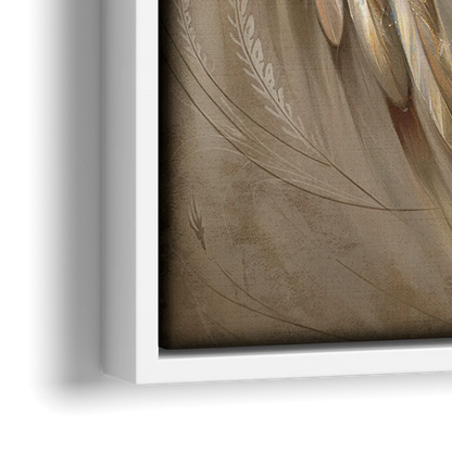Nashville Wings Mural Tribute - Close-Up White Frame Canvas