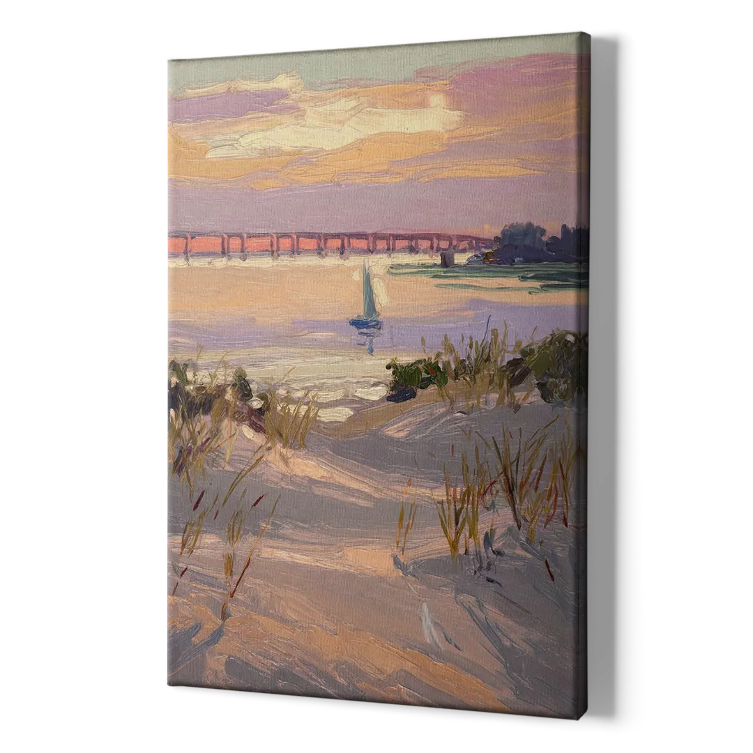 Virginia Beach Chesapeake Bay Views - Canvas Print Art Sides