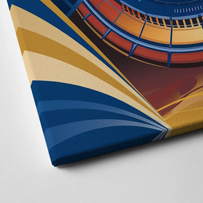 Des Moines Iowa Cubs Stadium Canvas Close Up