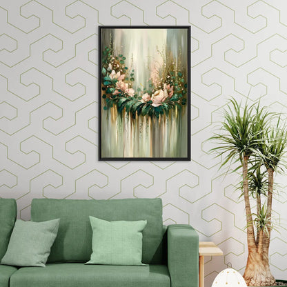 Toledo Botanical Gardens - Living Room Black Frame Canvas