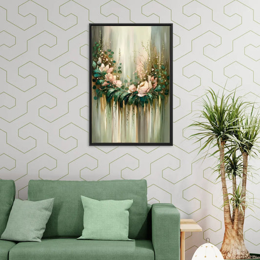 Toledo Botanical Gardens - Living Room Black Frame Canvas