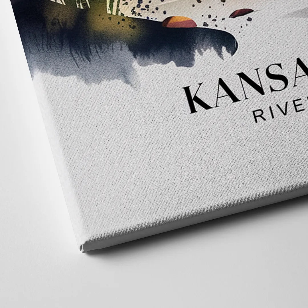 Kansas City Scenic Riverfront Canvas Close Up